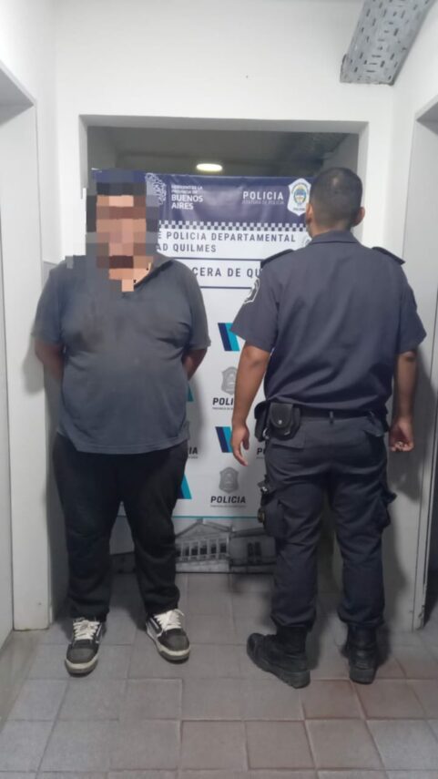 Quilmes: atacó a un vecino con una botella rota e intentó engañar a la policía simulando ser un testigo