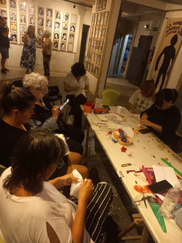 Nueva jornada de Bordados por la Memoria en el exCCD Pozo de Quilmes
