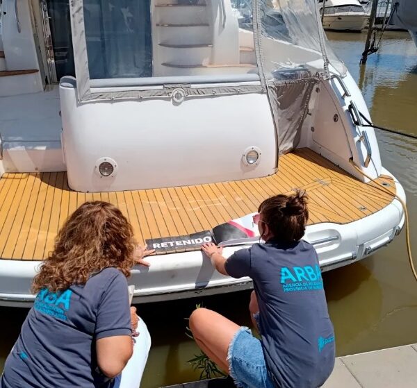 ARBA: propietarios de yates de lujos pagaron 56 millones de pesos y evitaron el secuestro de la embarcación