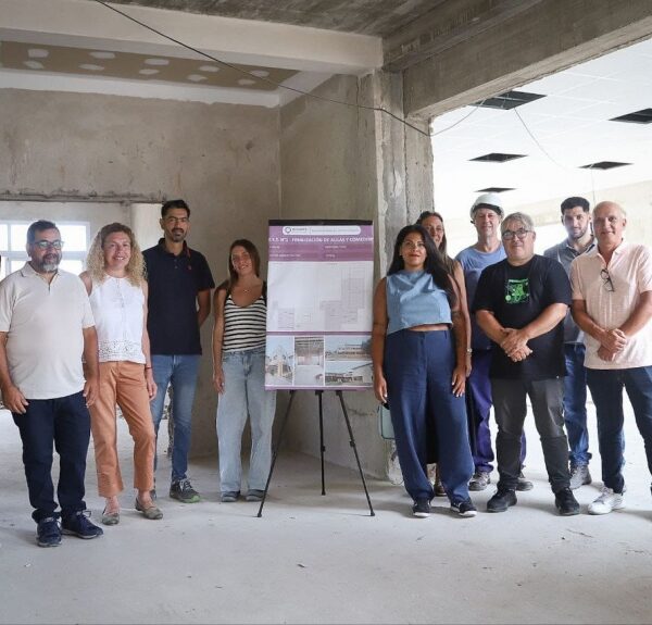 Continúan las obras de ampliación en la Escuela de Educación Secundaria Técnica N° 1 de Quilmes