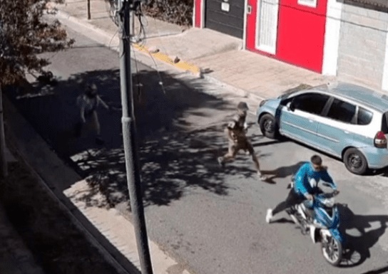 Berazategui: tiraron a una mujer de la moto en movimiento para robársela