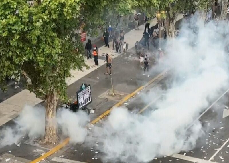 El Gobierno apuntó contra manifestantes por los incidentes en el Congreso