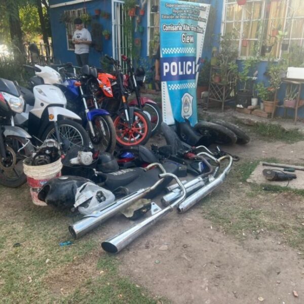 Realizaron un allanamiento a un desarmadero clandestino de autopartes