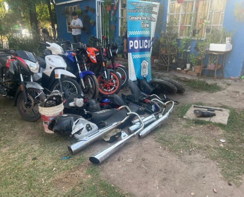 Realizaron un allanamiento a un desarmadero clandestino de autopartes