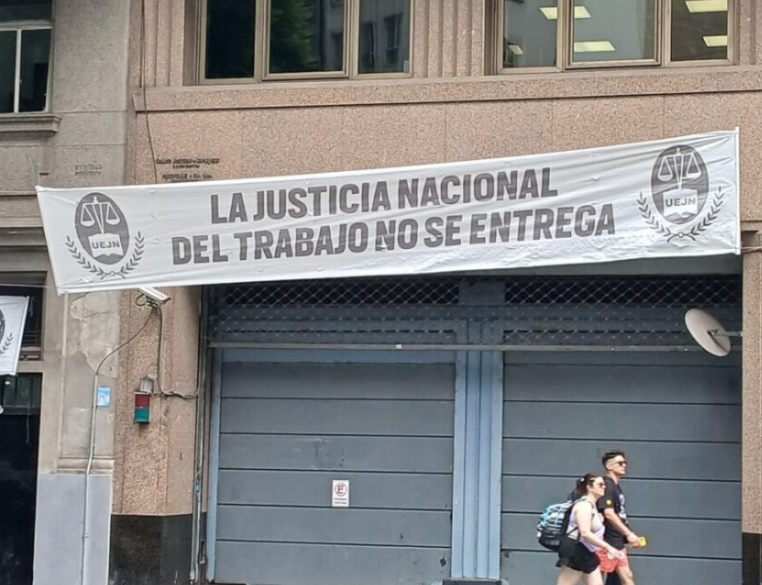 La Unión de Empleados Judiciales de la Nación se movilizó contra el traspaso del fuero laboral a la Ciudad de Buenos Aires