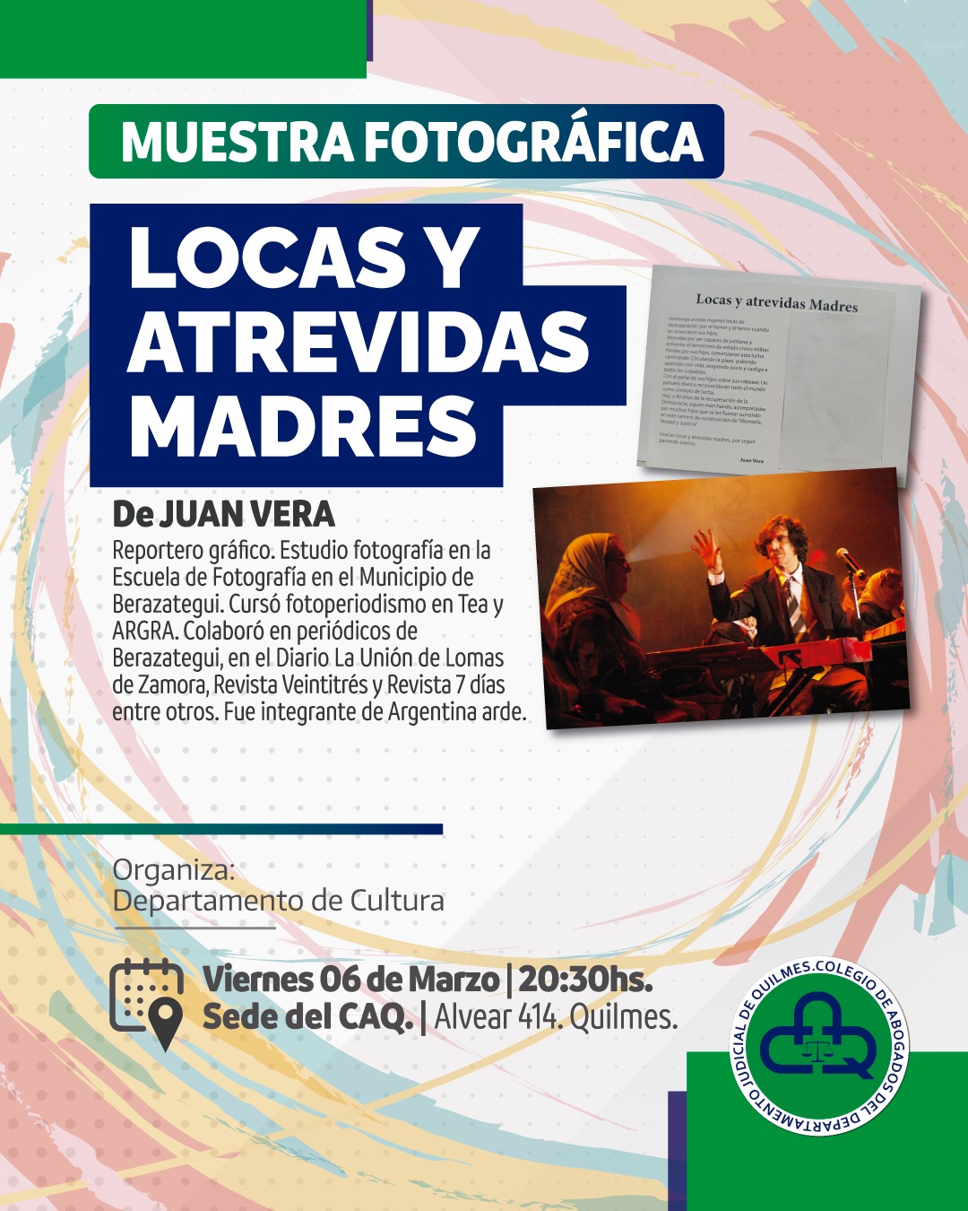 “Locas y Atrevidas”: una muestra fotográfica para homenajear a las Madres a 50 años del golpe