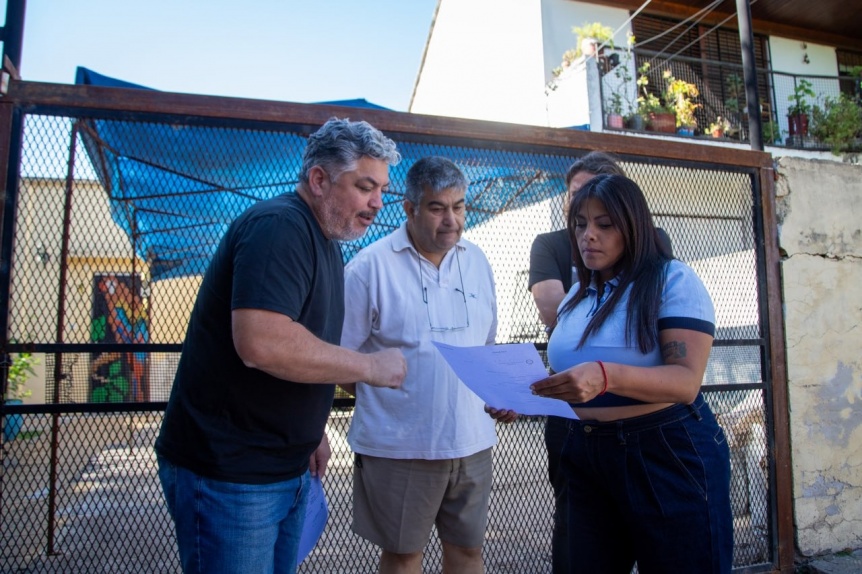 El Municipio avanzó con tareas de bacheo en hormigón en Quilmes Oeste