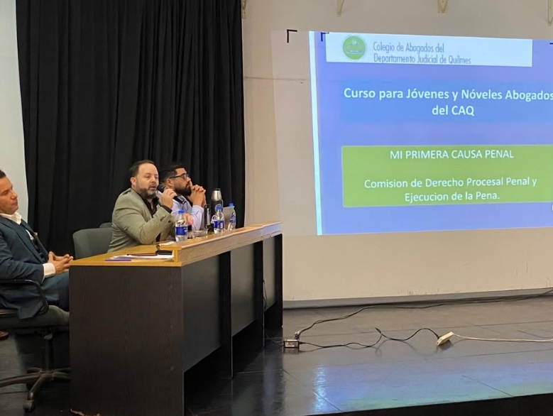 Comenzó curso para jóvenes profesionales en el Colegio de Abogados de Quilmes