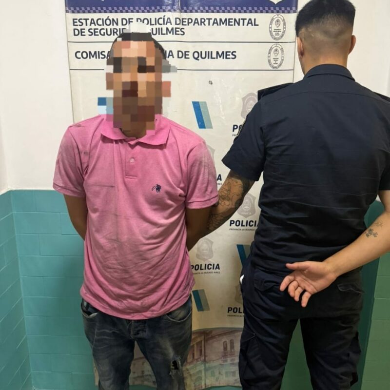 Quilmes Oeste: “roba ruedas” detenido tras cruzarse con su víctima en la comisaría