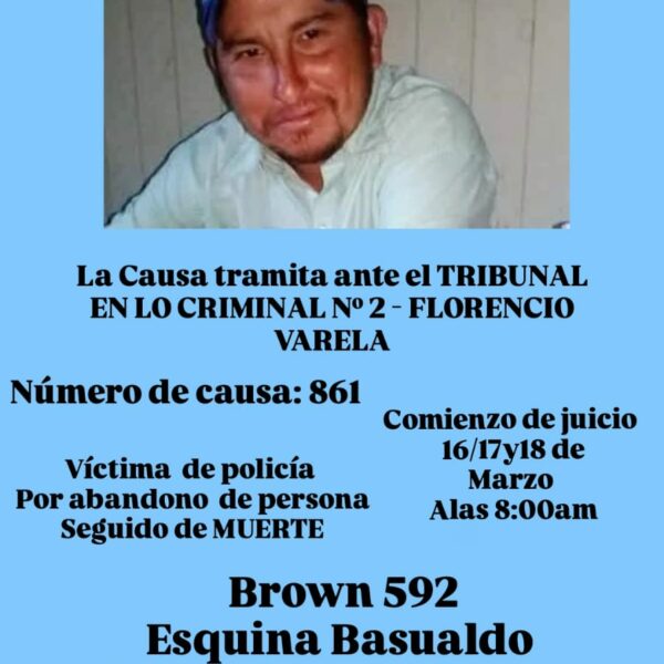 Comienza el juicio por la muerte de Francisco Cruz: acusan a policías por abandono de persona seguido de muerte