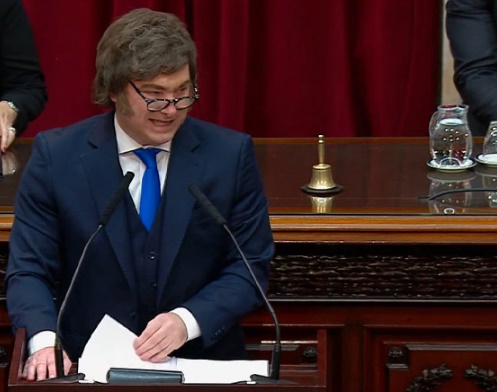 Javier Milei abrió sesiones, volvió a atacar a empresarios y opositores y prometió reformas de fondo