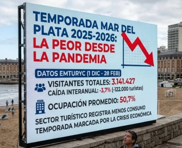 Mar del Plata tuvo su peor temporada desde la Pandemia
