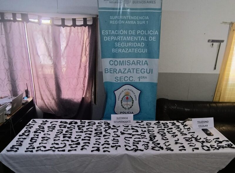 Allanamiento por venta de droga dejó un detenido y secuestro de dosis de pasta base