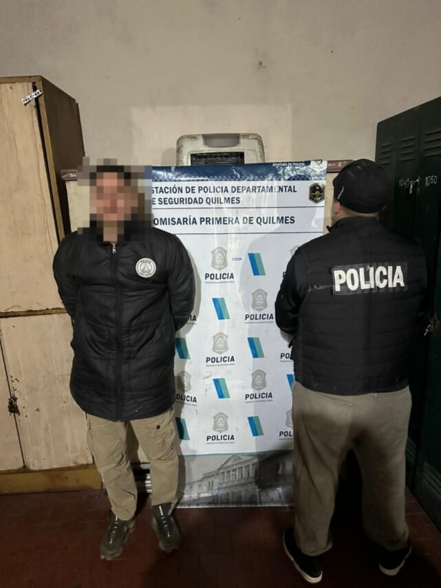 Capturan a un prófugo en Quilmes: lo buscaban por tentativa de homicidio y amenazas con armas