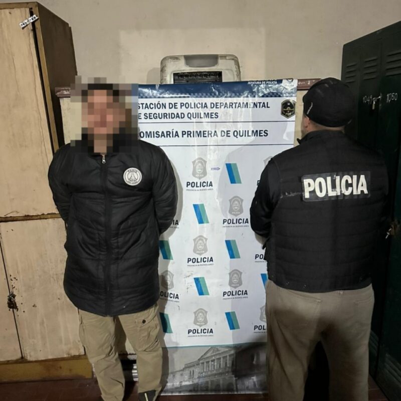Capturan a un prófugo en Quilmes: lo buscaban por tentativa de homicidio y amenazas con armas