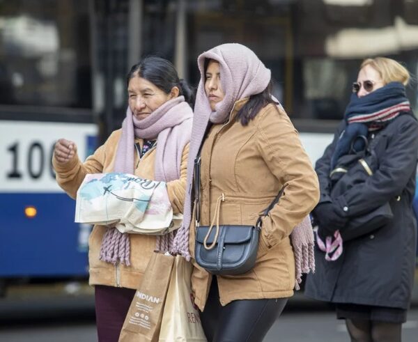 La semana arranca con una fuerte baja de la temperatura