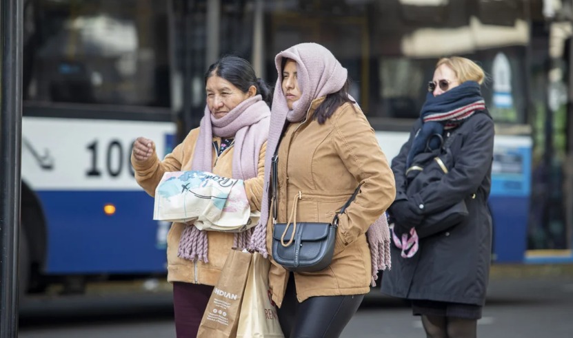 La semana arranca con una fuerte baja de la temperatura