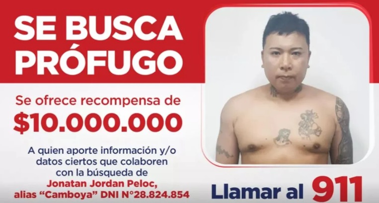 Ofrecen una recompensa de $10 millones para dar con el paradero de un prófugo por homicidio