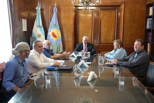El presidente de la Suprema Corte, Sergio Torres, se reunió con la cúpula de la AJB