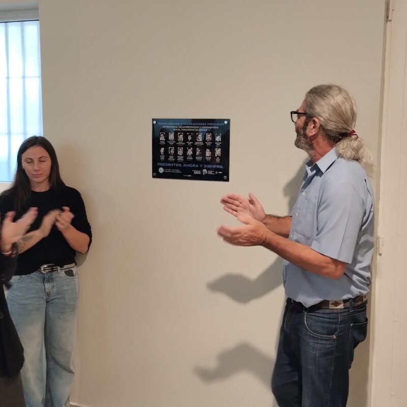 Memoria, Verdad y Justicia en la AJB Quilmes: homenaje a los 14 trabajadores judiciales desaparecidos