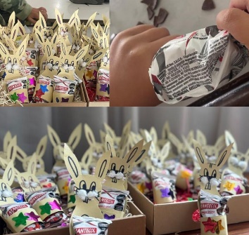 Solidaridad en Pascuas: El Colegio de Magistrados de Quilmes repartió huevos en un hogar de Ezpeleta