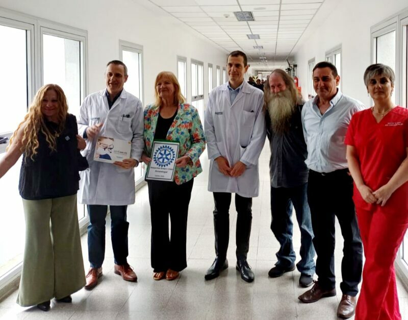 Berazategui: El Rotary donó equipos al Hospital El Cruce