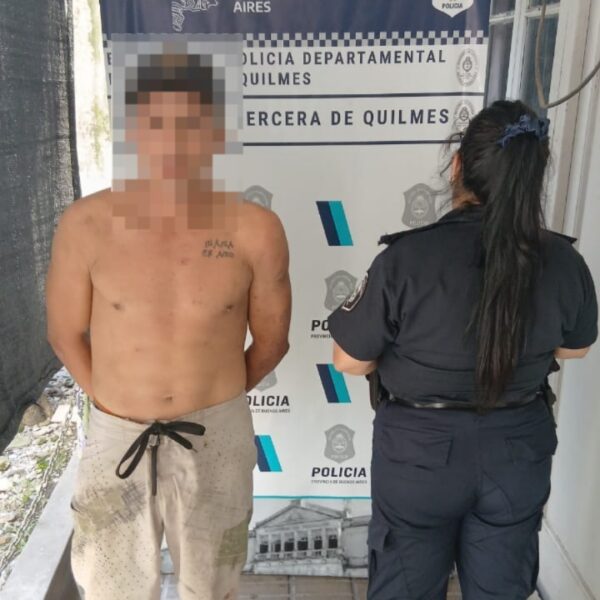 Quilmes: cae un delincuente que asaltaba a automovilistas en los semáforos de Avenida La Plata