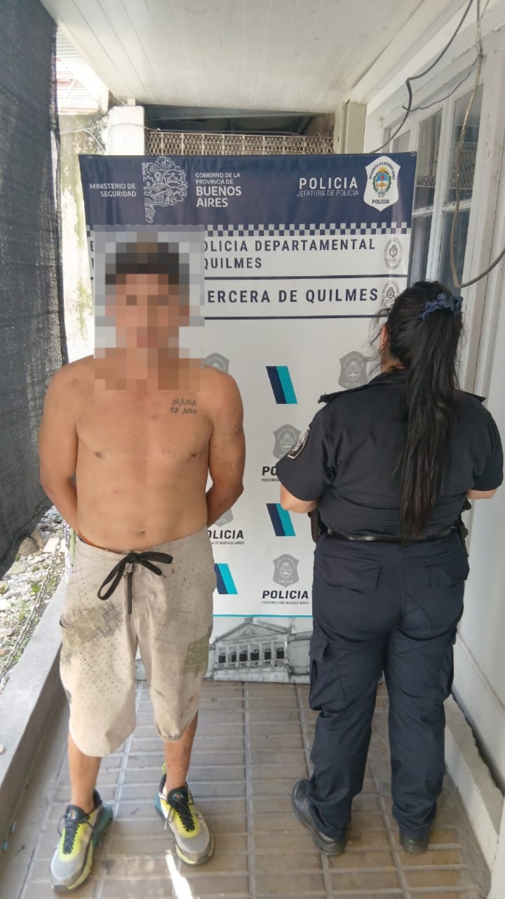 Quilmes: cae un delincuente que asaltaba a automovilistas en los semáforos de Avenida La Plata