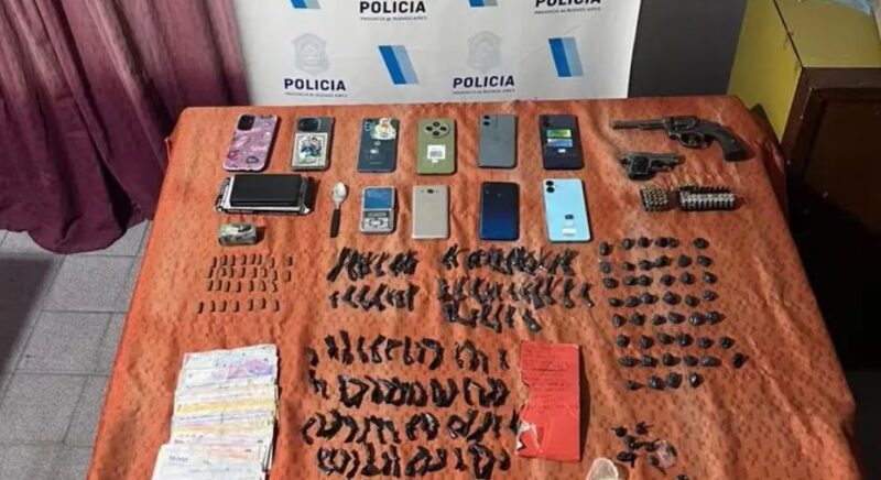 Cayó banda narco que operaba un búnker blindado con vigilancia armada en Bernal