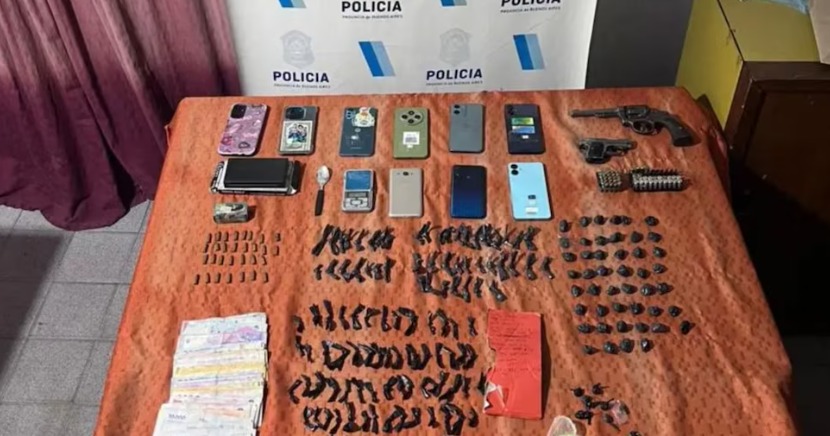 Cayó banda narco que operaba un búnker blindado con vigilancia armada en Bernal