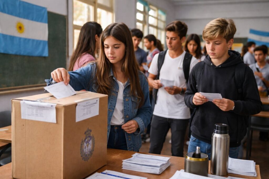 El 70% de los jóvenes argentinos entre 16 y 19 años no le interesa la política