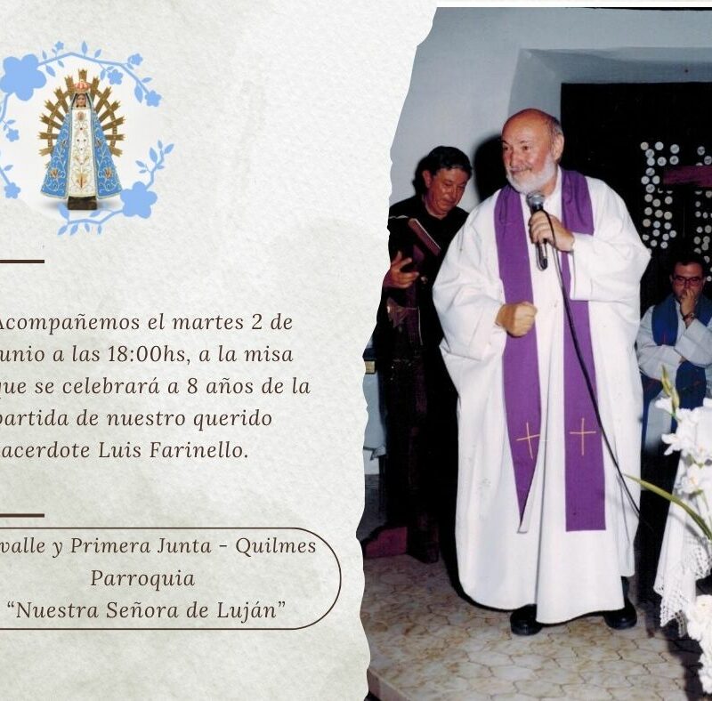 Harán una misa en Quilmes en recuerdo a la memoria de Luis Farinello a 8 años de su muerte