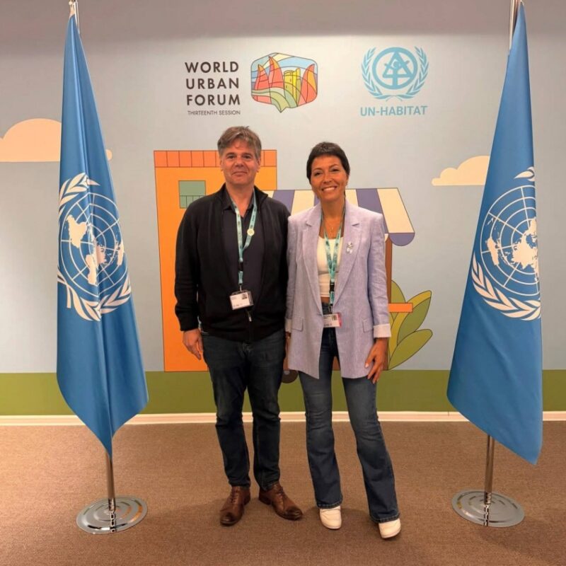 Mayra Mendoza participó de una reunión de ICLEI y Mercociudades en el Foro Urbano Mundial