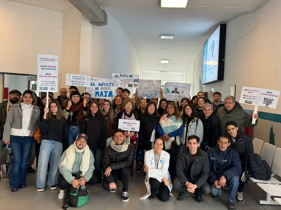 Un centenar de trabajadores del Iriarte en la Marcha Federal por la Salud
