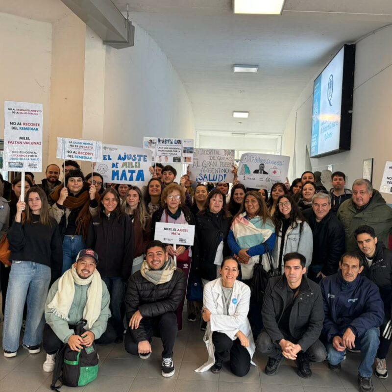 Un centenar de trabajadores del Iriarte en la Marcha Federal por la Salud