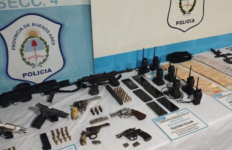 Otra vez, desbarataron a “Los Paisas”, una banda narco que operaba en Berazategui y Varela