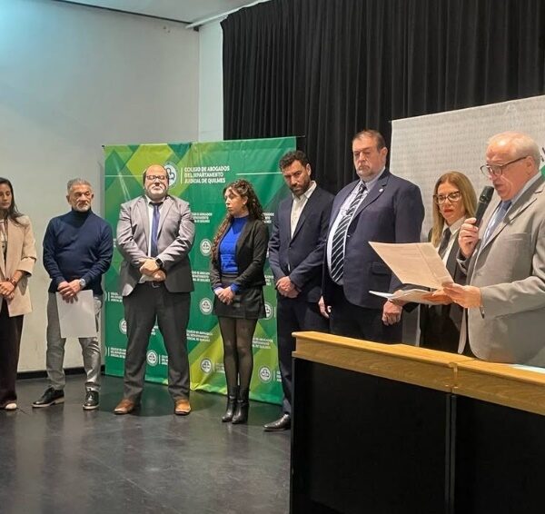 Acto de asunción de nuevas autoridades en el Colegio de Abogados de Quilmes