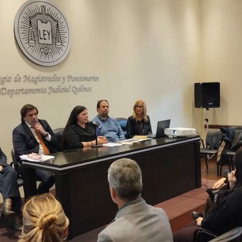 Quilmes: con destacados panelistas, se desarrolló la jornada sobre Justicia Restaurativa en el Colegio de Magistrados