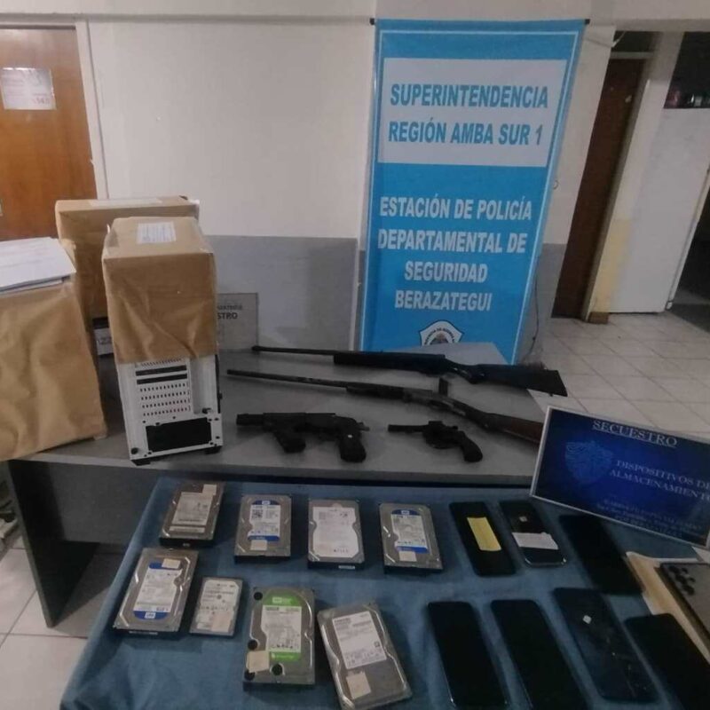 Dos detenidos en allanamientos por una investigación en la región por delitos vinculados a material de abuso sexual infantil