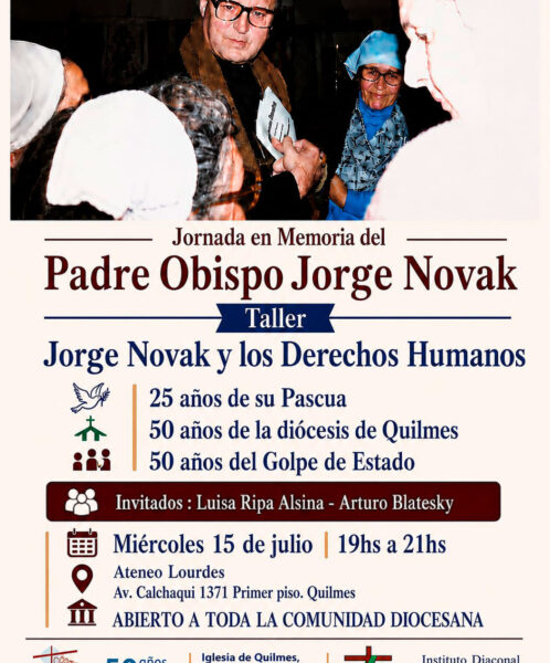 Taller sobre “Jorge Novak y los Derechos Humanos”