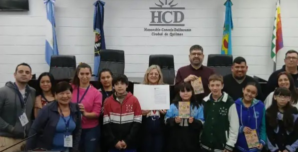 El Concejo Deliberante de Quilmes declaró de Interés Cultural un libro escrito por alumnos de escuelas primarias del distrito
