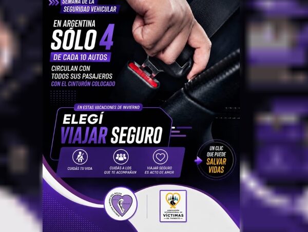 Semana de la Seguridad Vehicular: desde Madres del Dolor renuevan el compromiso con la prevención