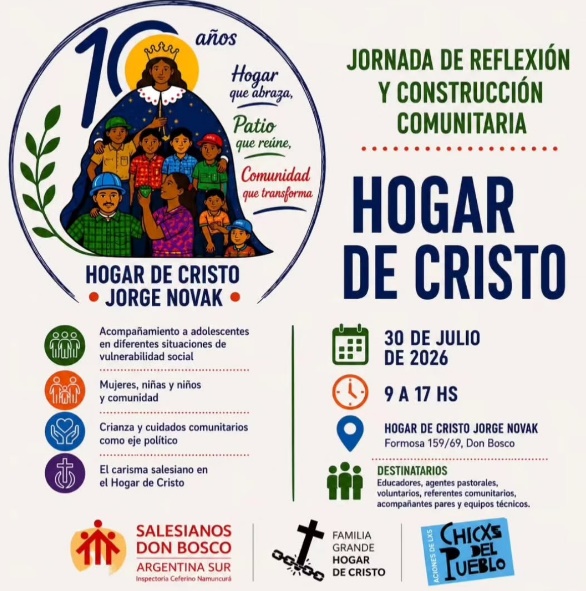 El Hogar Don Bosco celebra sus 10 años con una Jornada de Reflexión en Quilmes