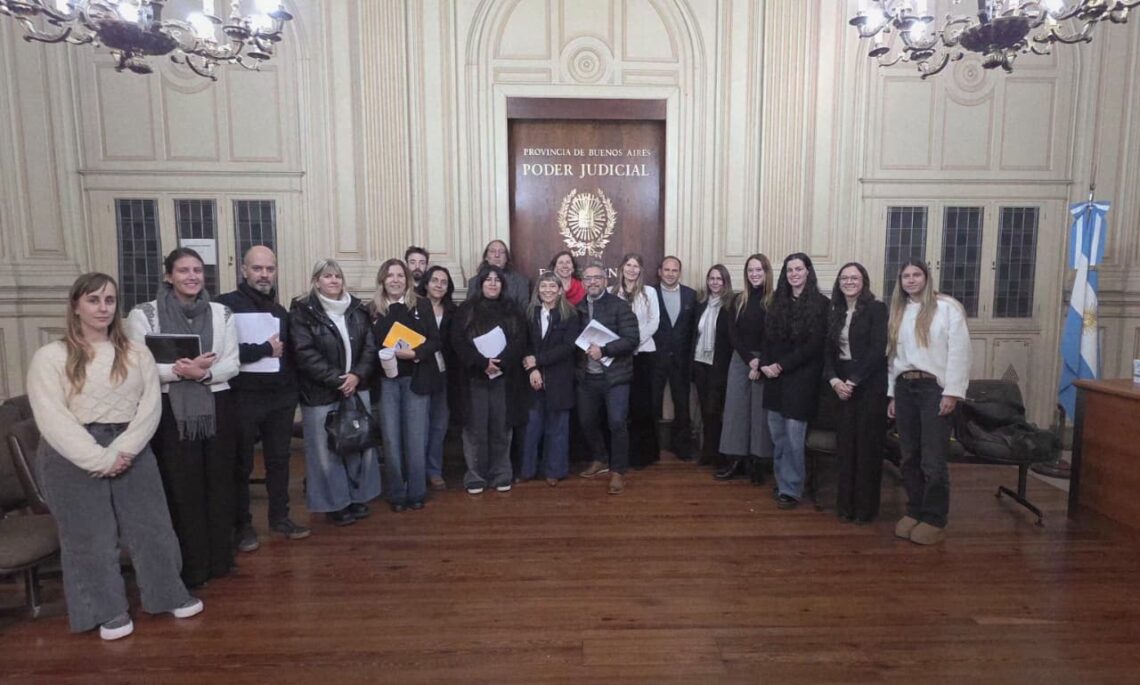 Reunión de trabajo de la Subsecretaría de Políticas de Género y Violencia Familiar en La Plata