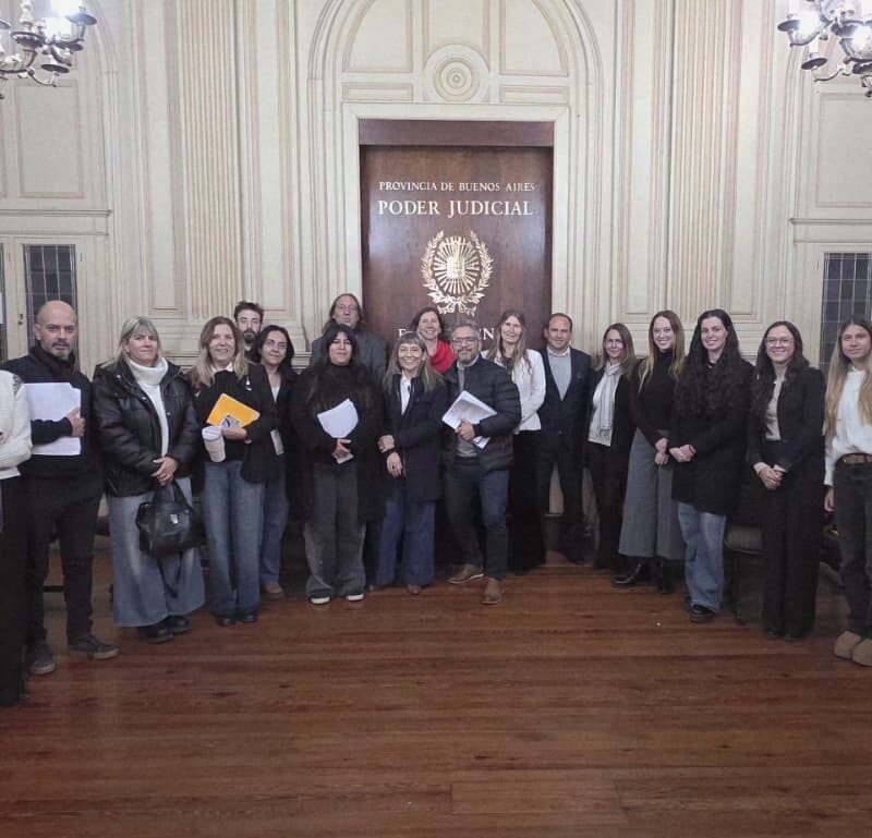 Reunión de trabajo de la Subsecretaría de Políticas de Género y Violencia Familiar en La Plata