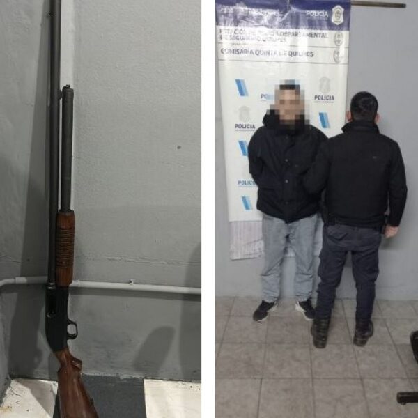 Un hombre fue detenido en Quilmes Oeste tras ser hallado con una escopeta y municiones de guerra