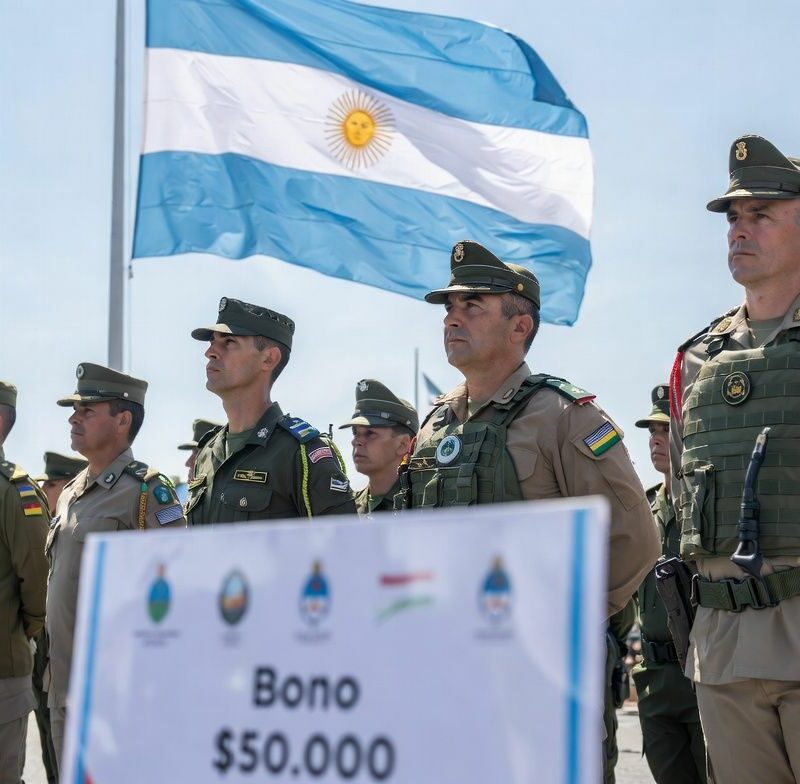 El Gobierno otorgó un bono de 50 mil a las Fuerzas Armadas y de seguridad federal