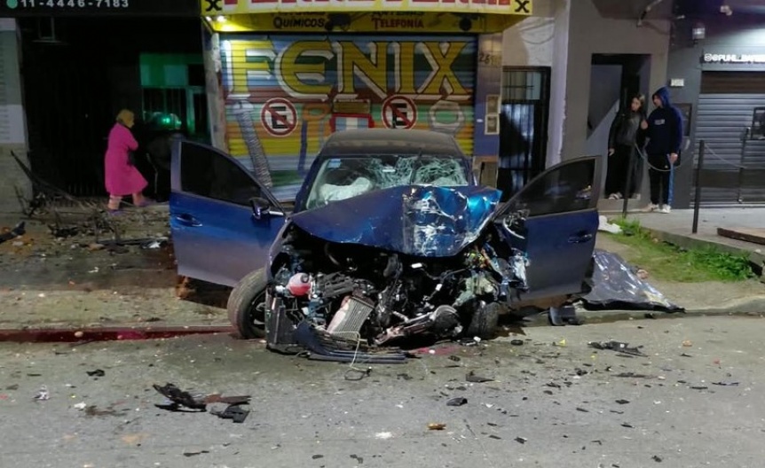 Accidente fatal en Quilmes: embistió una vivienda y murió la conductora