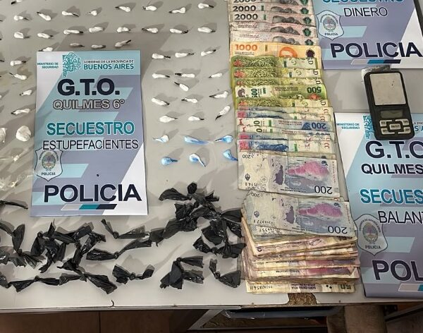 Golpe al narcomenudeo en Quilmes: cayó un conocido dealer de Ezpeleta