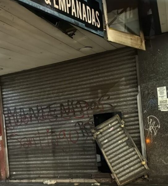 Cinco detenidos por robar un local de comidas en pleno centro de Quilmes